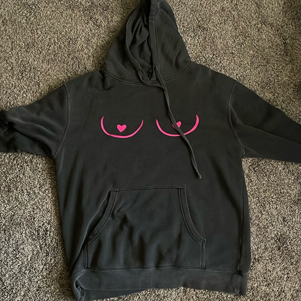 Breast cancer awareness barstool hoodie